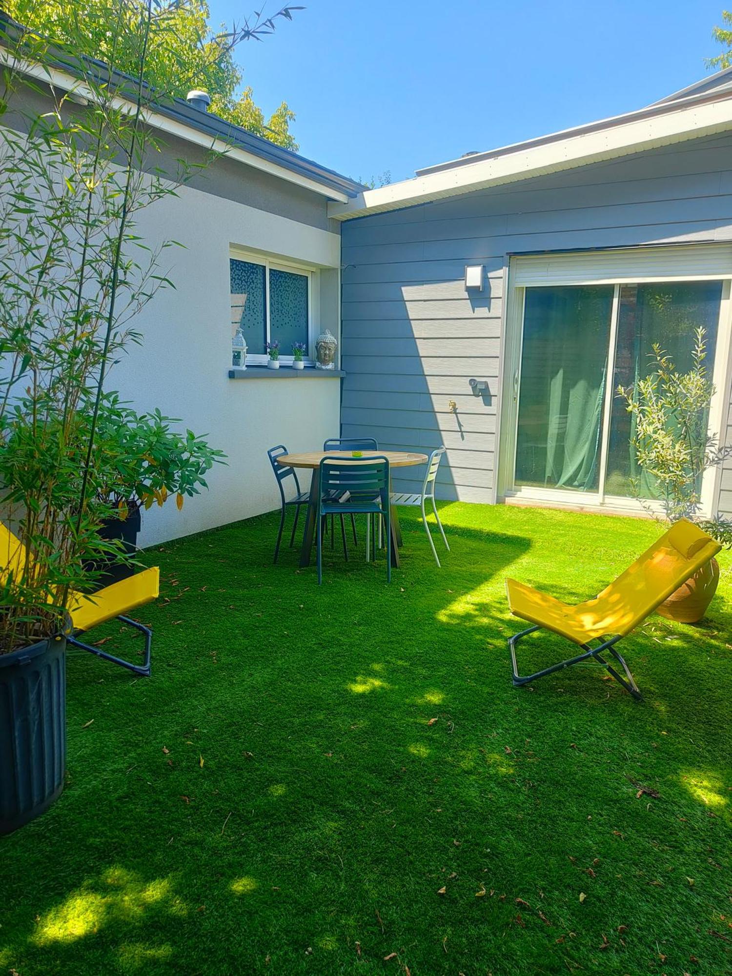Vila Tiny House Avec Jardin Et Acces Piscine Chauffee Saint-Médard-en-Jalles Exteriér fotografie